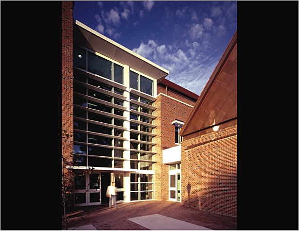 Main Entry from west.