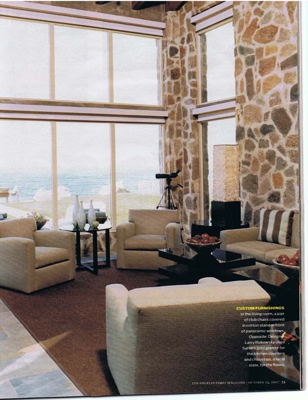 LA Times Feat. Furniture Shop Drawings Residence in Mexico