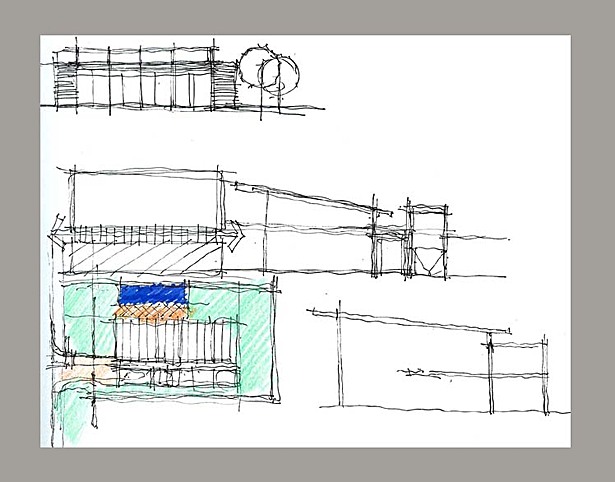 Early conceptual sketches.
