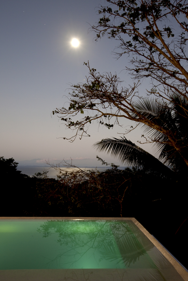 pool at night
