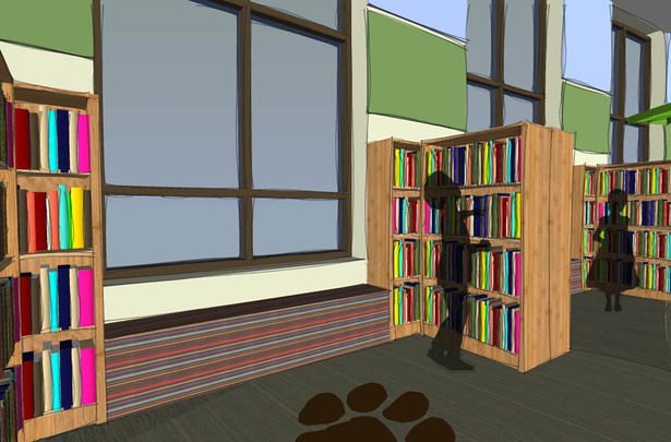 Media Center Window Seat