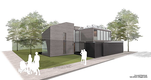 Side view 2 (no exterior wall)
