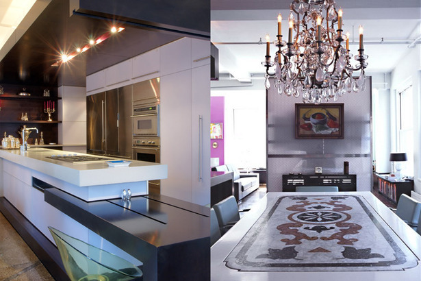 Flexi Loft Kitchen / Dining Area. Photos: Eric Laignel; T. G. Olcott