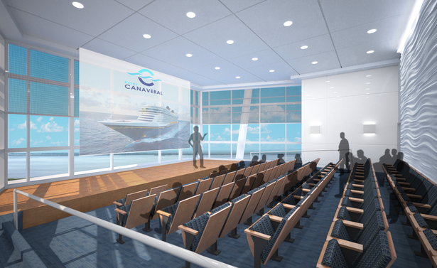 New Port Canaveral Welcome Center theater