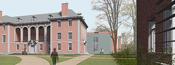 Revit image from new quadrangle.