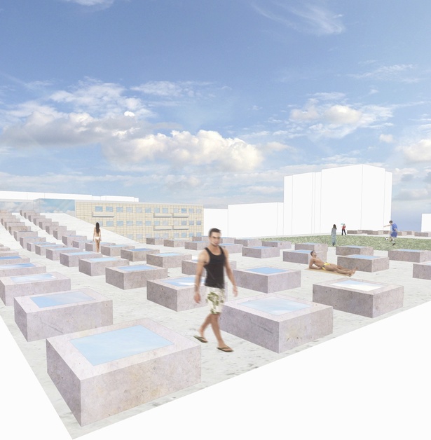 inhabitable roof rendering