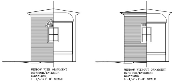 Window elevations.