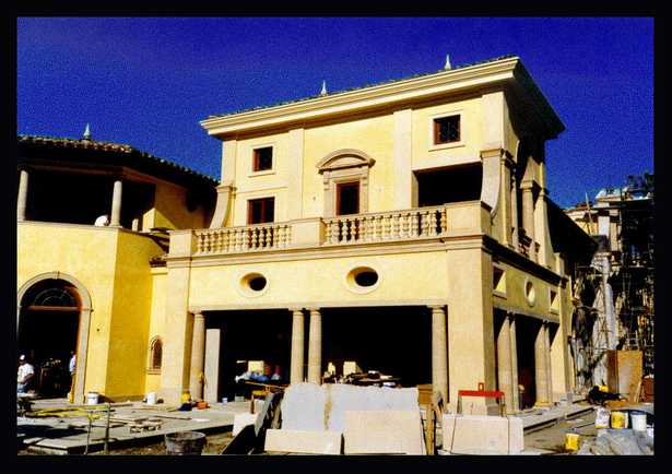 Rear Tower during Construction