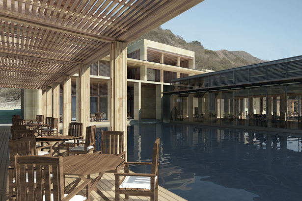 Propossed Exterior Lounge for the Hotel Core