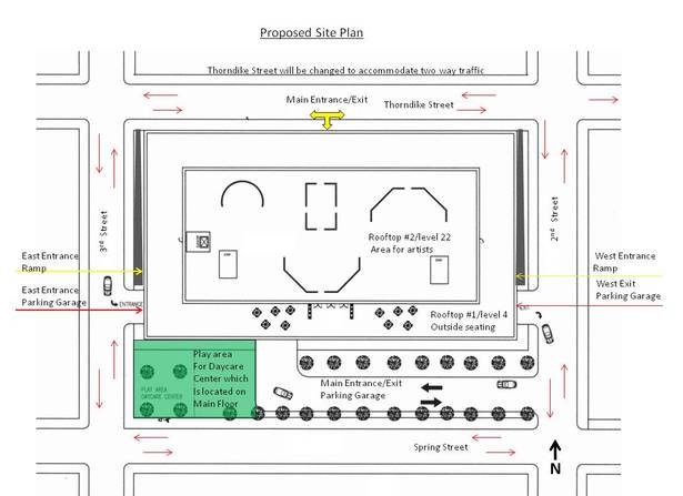 Site Plan-Hand Drawing