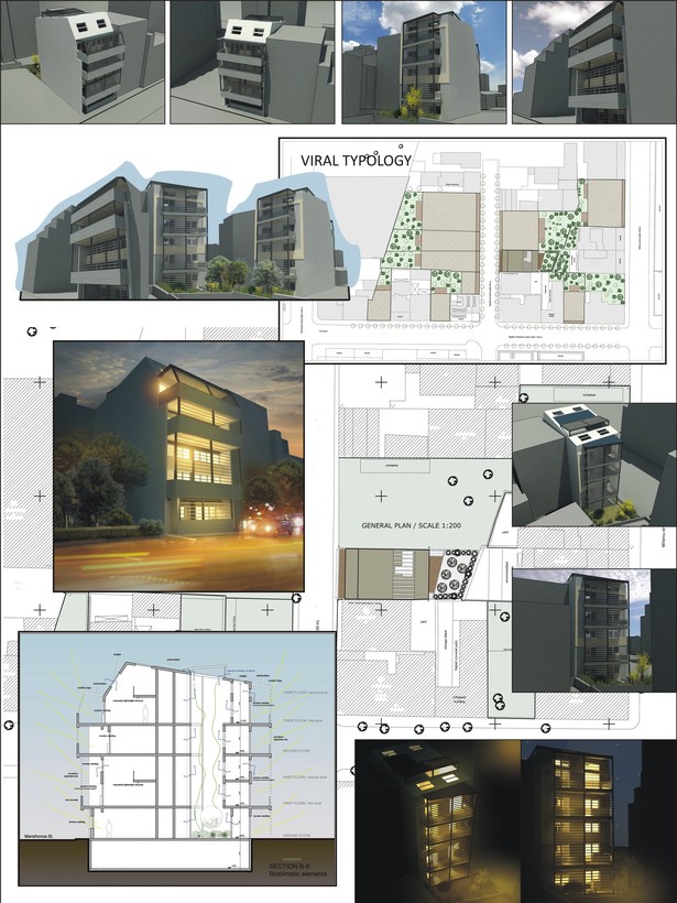 presentation boards of the project
