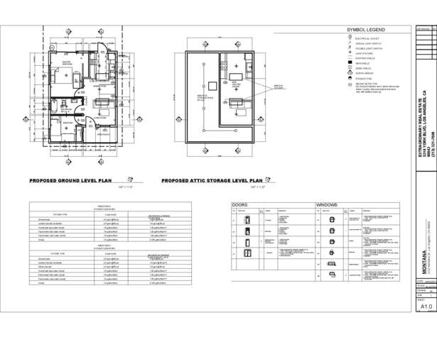 Montana St. remodel, drawing