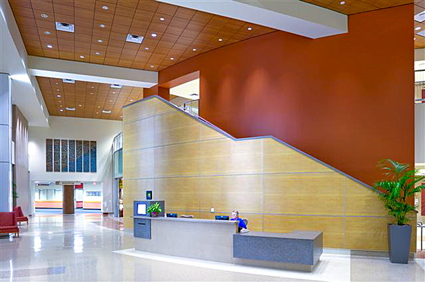 Entry atrium