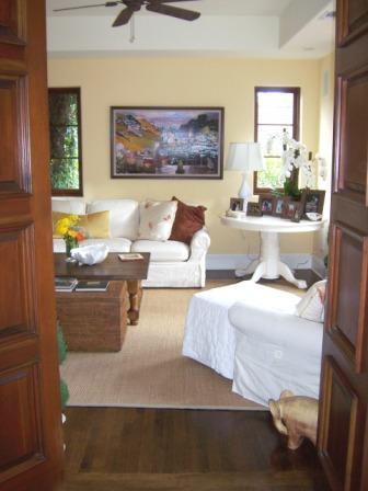 a view to the sunroom