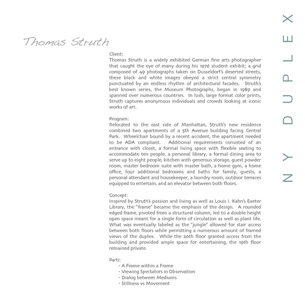Client, Program & Concept