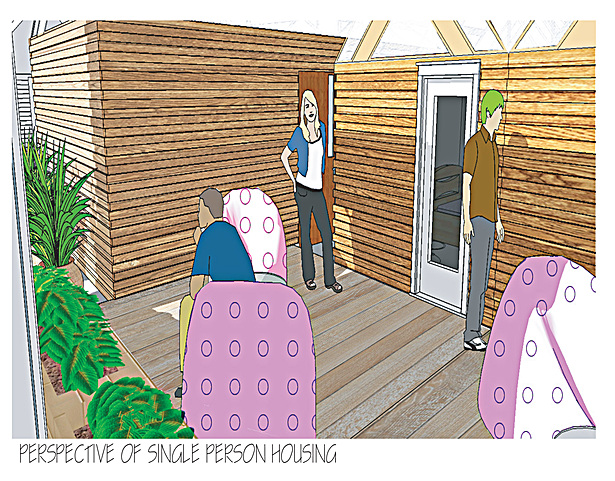 Perspective of Single Individual Housing