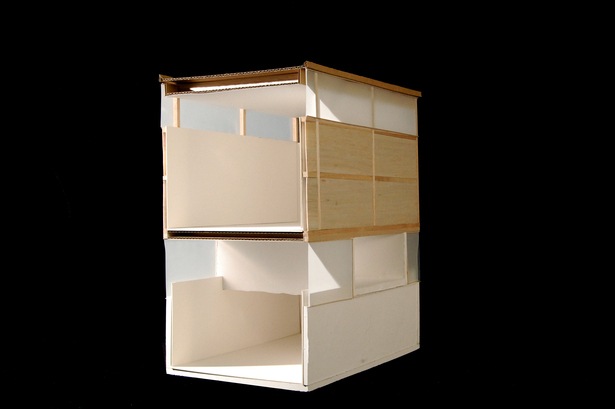 Large section detail model at 2