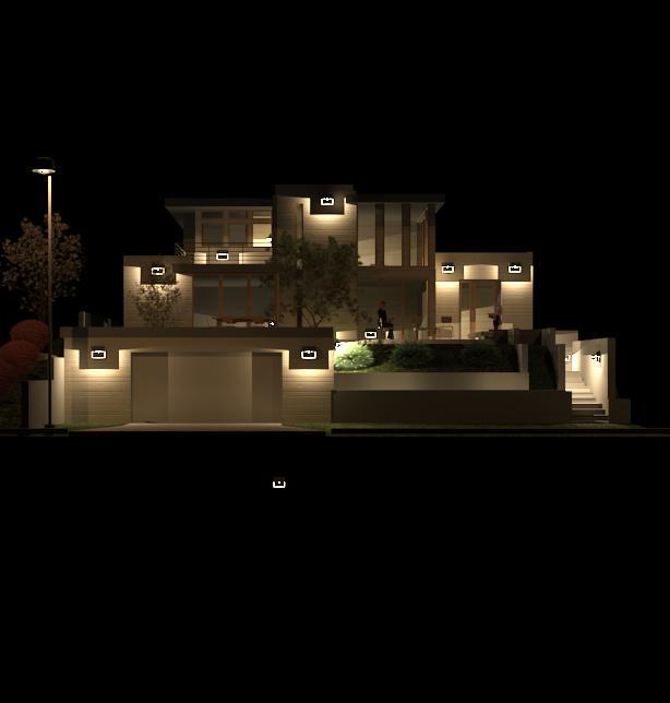 front view night shot