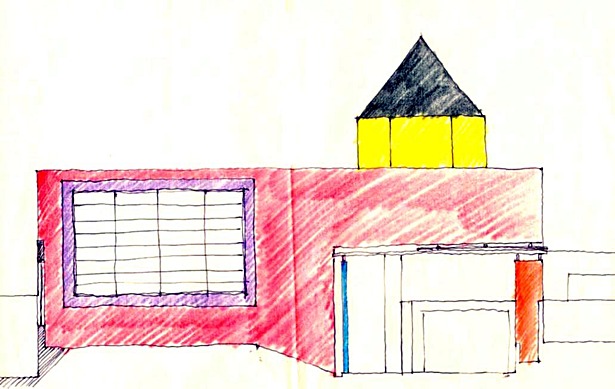 Early conceptual sketches.