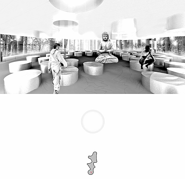 Meditation Center Rendering
