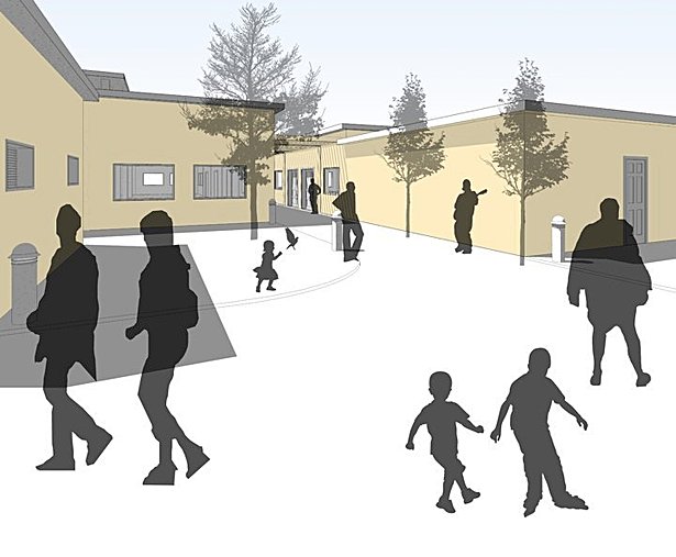 Pathways through the Community Buildings