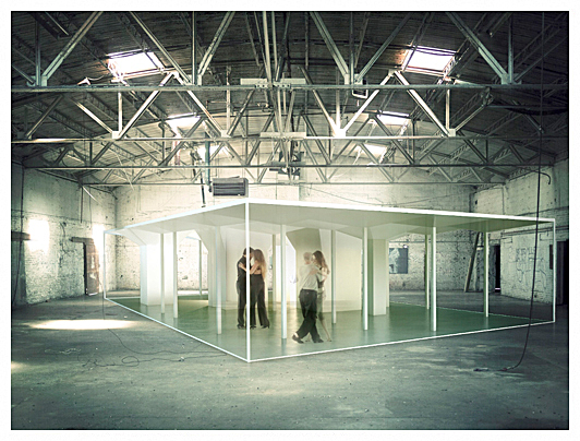 dancing in vacant buildings