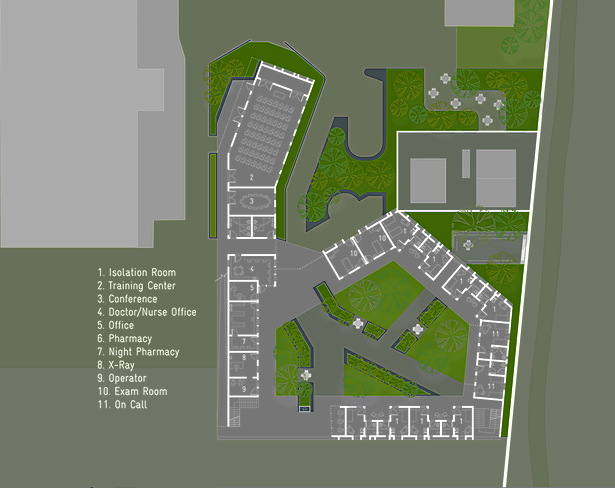 First Floor with Site Plan