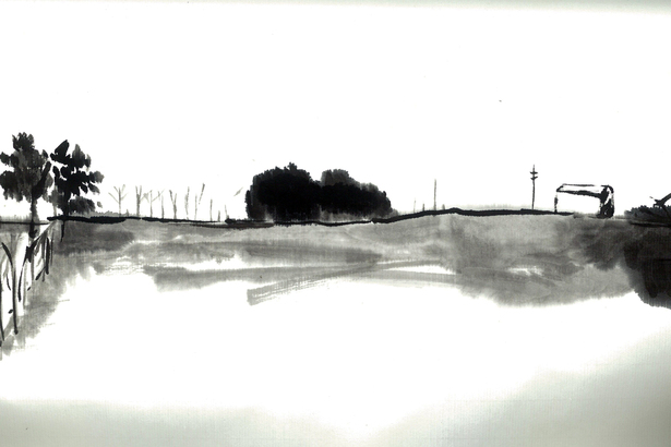 Sketch 1 - site before construction 