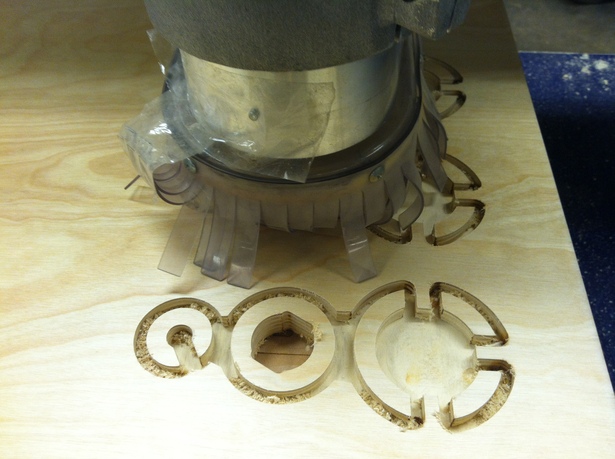 3 tier relief cut on puzzle pieces using CNC