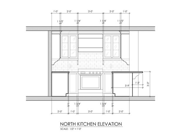 Kitchen - North Elevation