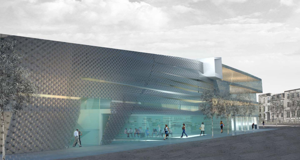 Conceptual render of facade