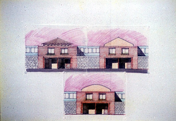 Early conceptual sketches.