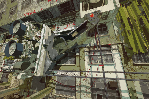 Surface Armatures: The Siren [Perspective], 2011