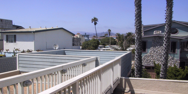 Rooftop View of Mountains