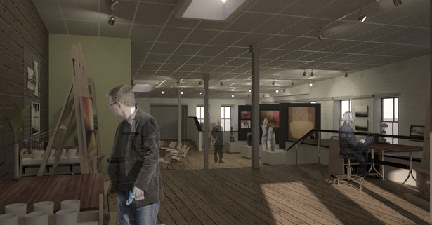 Carriage Factory Gallery. Proposed Second Floor Studio Space. Phase 3