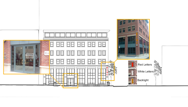 This is the front entrance to BCNC CAD done by me and the layout as well. 