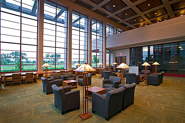 Study area in Math Science Building