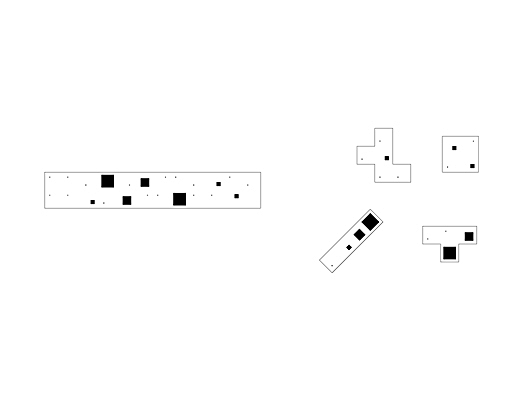  a different lay-out for each exhibition