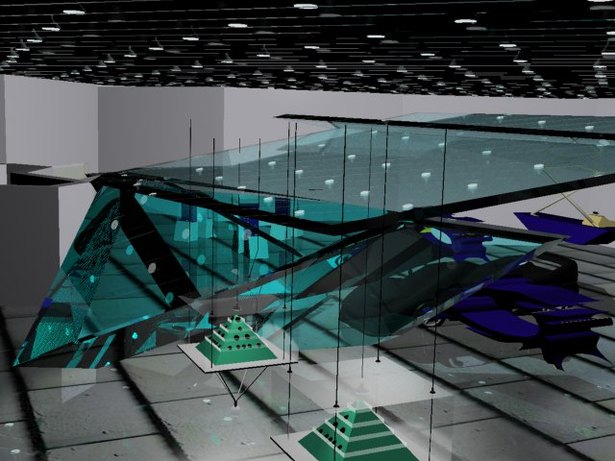 Car Exhibits with piezo electric display cages