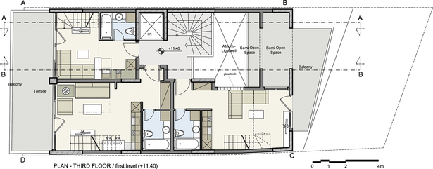 final plans and sections of the project