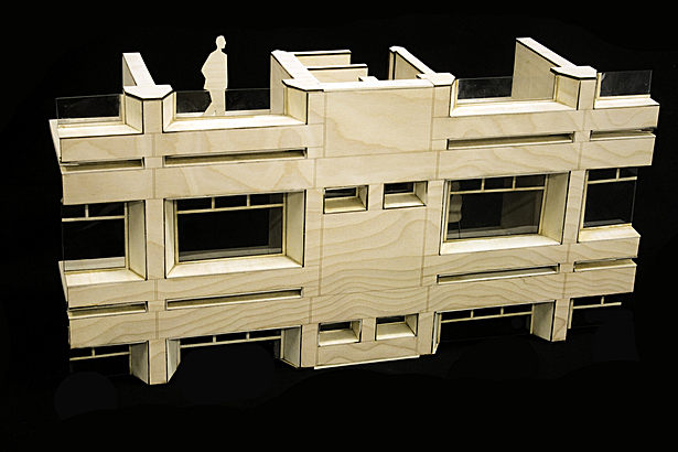 Facade Sectional Model - Front