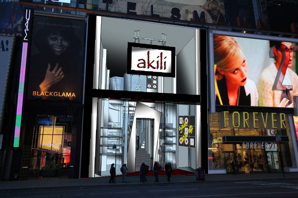 Times Square Facade