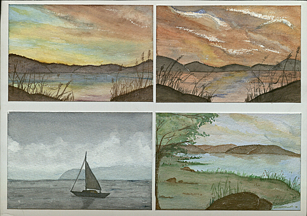 Sunrise and sunset collection