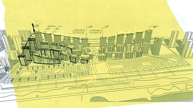 initial massing and sketches
