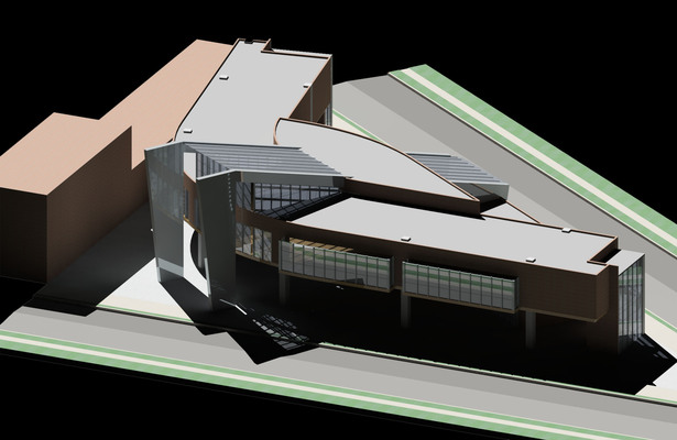 Birds eye view of Library