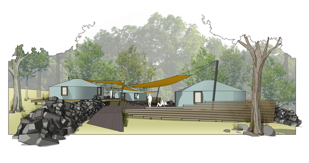 Architectural rendering of 