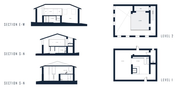 Floor plans and sections