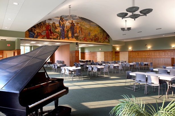 Fellowship hall interior