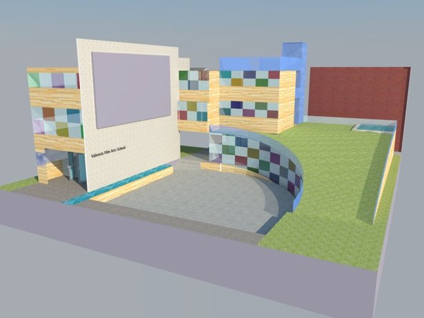 Modeled in Sketchup and rendered with VRay