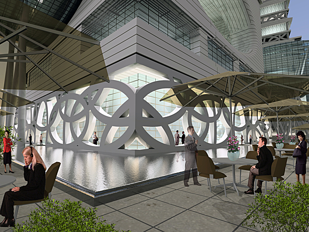 US senate office proposal ground view